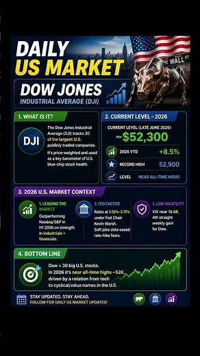 Dow Jones Hits New High? 📈 Daily US Market Update | DJI News | July 2026