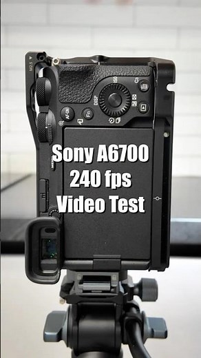 The ultimate slow-motion beast - Sony a6700