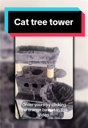 Cat tree tower available in different colours and sizes, building a cat tree tower. Available to order by clicking the orange basket in this video #cat #cattree #kitten #cats #catsdaily