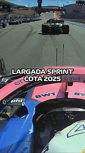 🔥 ¡Tremenda largada de Franco en el Sprint de COTA 2025! Por desgracia sufrió un pinchazo en la rueda trasera izquierda cuando un Racing Bulls se reincorpora a la pista | #francocolapinto #f1 #cota #usgp | Franco Colapinto Onboard