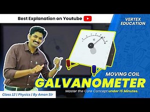 Moving Coil Galvanometer | Working & Principle Explained by Aman Sir | Class 12 Physics NCERT