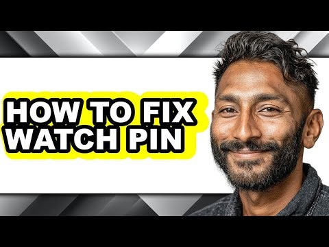 How to Fix Watch Pin (easy Method)