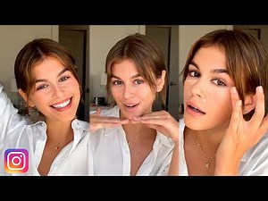 Kaia Gerber - Live | Makeup Tutorial x YSL Beauty | February 26, 2021