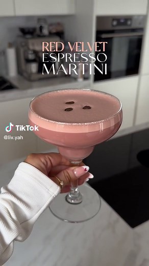 Baileys Red Velvet Espresso Martini Recipe for Valentine's Day