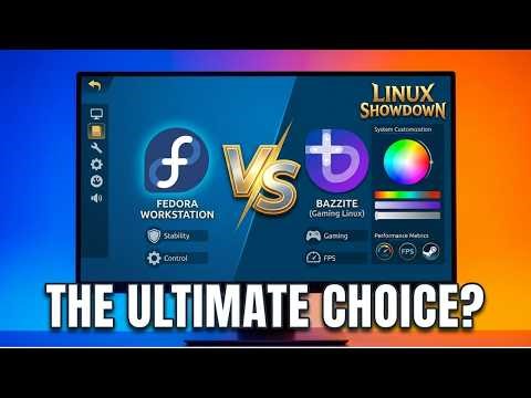 Fedora vs Bazzite – Which Linux Distro Is Better for Gaming & Daily Use (2026) Comparison