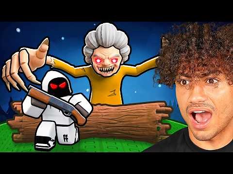 Surviving 50 NIGHTS At GRANDMA'S In Roblox..
