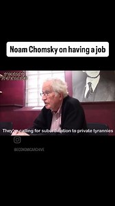 266K views · 6.6K reactions | MIT professor and philosopher Noam Chomsky is very critical of the power structures that force people to get a job to survive: "If you have to rent yourself to survive, that's not freedom." | Let the Revolution Begin. Peacefully of Course. | Facebook