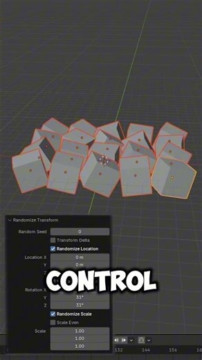 Randomize Objects in Blender in 5 Seconds