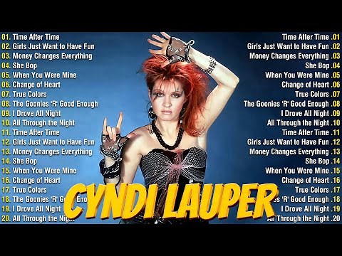 Cyndi Lauper Greatest Hits Full Album - Cyndi Lauper Songs Playlist 2024