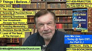 Watch Dr. Murdock LIVE Today At 5p CST..! | The Wisdom Center