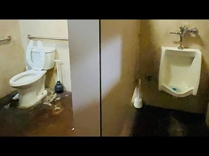 Men’s Room American Standard Washbrook Urinal & Gerber Toilet Flush | La Tour Cafe, Honolulu, Hawaii