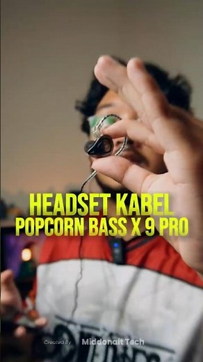 kalau belum nyobain headset kabel yang enak ya kalian gak bakal tau bedanya apa Popcorn Bass X9 Pro