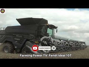 Farming Power: Fendt IDEAL 10T Combine in Action
