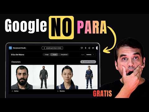 TREMENDO GOOGLE! Crea Historias y Storyboards Completos (GRATIS) con VOZ: FLOW Storyboard Studio
