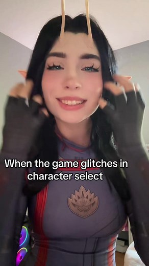 Mantis Cosplay in Marvel Rivals Game Glitch