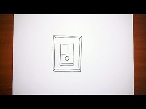 How To Draw Light Switch Step by Step for Kids | Lamps Drawing For Kids