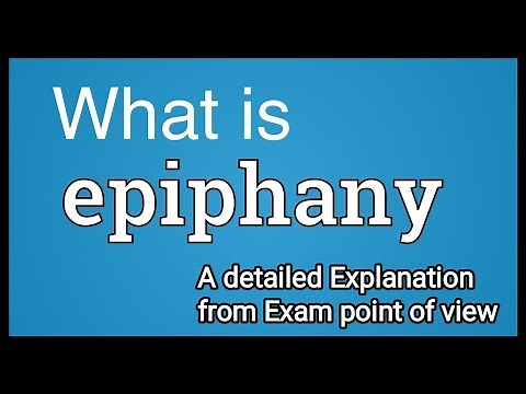 Epiphany:A detailed analysis | usages of Epiphany in English literature @literarytalks1