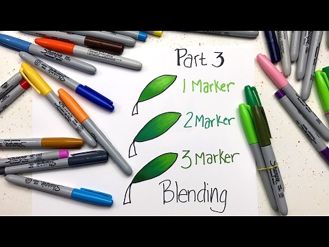 Sharpie Coloring Secrets: Part 3 - Blending