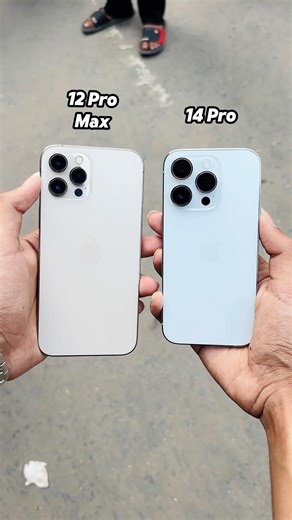 iPhone 12 Pro Max Vs iPhone 14 Pro - Camera Zoom Test! #shorts