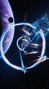 Fighter Jets Over Space Colonies 🚀 |Futuristic Battle Scene| #Future #FutureTechnology2050