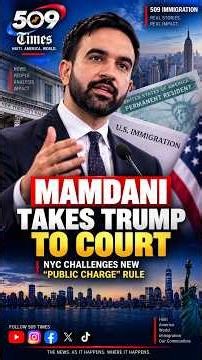 MAMDANI LEADS NYC LAWSUIT CHALLENGING TRUMP ADMINISTRATION’S NEW “PUBLIC CHARGE” RULE #trump #news