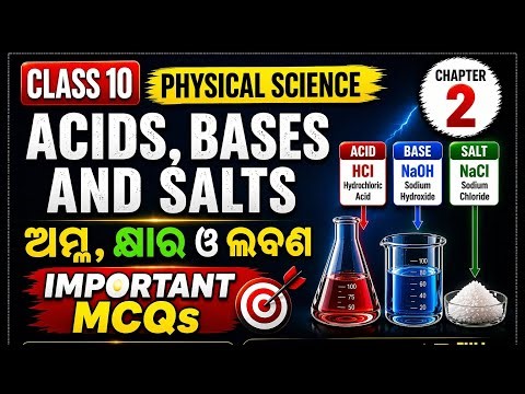 Class 10 Science Chapter 2 MCQs 🔥 | Acids, Bases & Salts ‪@RIYALEARNIFY2000‬