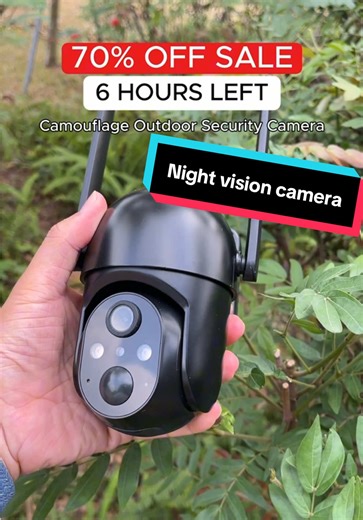 Night vision helps you monitor activity after sunset. And the promotion makes this camera a great upgrade.#RaykingDirectSpotlightDay#securitycamera#falldealsforyou #tiktokshopstockup#StyleandSparkle lx