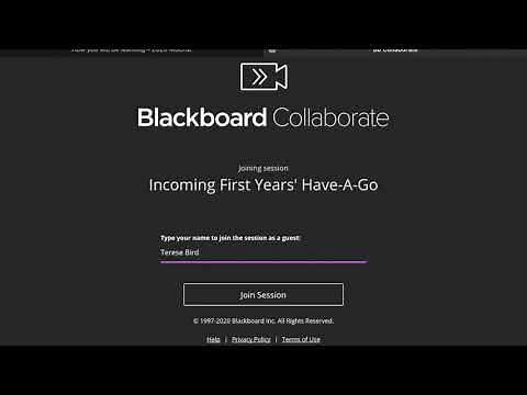 Welcome To Blackboard Collaborate