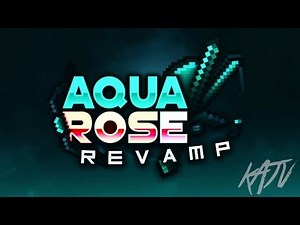 MINECRAFT: AQUA ROSE v2 FPS BOOST PVP TEXTURE PACK!