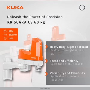  Unleash the Power of Precision with KR SCARA CS 60KG!  Heavy...