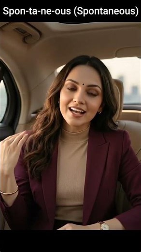 Spontaneous • PRONUNCIATION • MEANING • USE IN SENTENCE #spontaneous