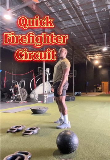 Here is a FULL circuit, now cuts! I’m often asked about they type of training one should do to prepare for fire academy! Well here is the pace and style of workout you should be doing! Try it! #fireacdemy #firefighter #emt #HIIT