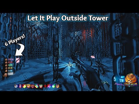 Bo3 New Custom Zombies Let It Play Outside Tower With 6 Players!