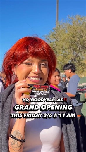 🔥🐥 THIS FRIDAY, GOODYEAR! The wait is OVER — Angry Chickz is bringing the HEAT to Goodyear 💥 📍 883 S. Cotton Lane, Suite 129, Goodyear, AZ 85338 🗓️ THIS FRIDAY, March 6 @ 11 AM! 🎁 First 100 in line score a FREE exclusive Goodyear gift 👀 🎟 5 winners will walk away with FREE Angry Chickz for a YEAR! 💳 PLUS gift cards, giveaways & heat-packed surprises all day 🔥 🍗 Sliders. Tenders. Bowls. Mac. 🔥 6 heat levels — from Country to waiver-worthy Angry 😤 ⏰ Doors open at 11 AM — but you alrea