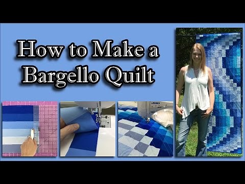 How to Make a Waterfall Bargello Quilt - Begininer Quilt Workshop with Leah Day