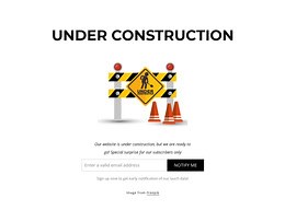 Our website is under construction - Website Template by Nicepage