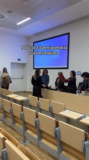 La mia terza laurea a 33 anni