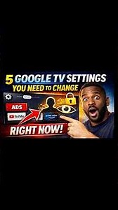 5 Google TV Settings You NEED To Change Right Now #GoogleTV #StreamingTips #PrivacySettings