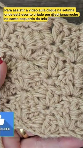 Shell stitch on the side in crochet. The video tutorial is now available!