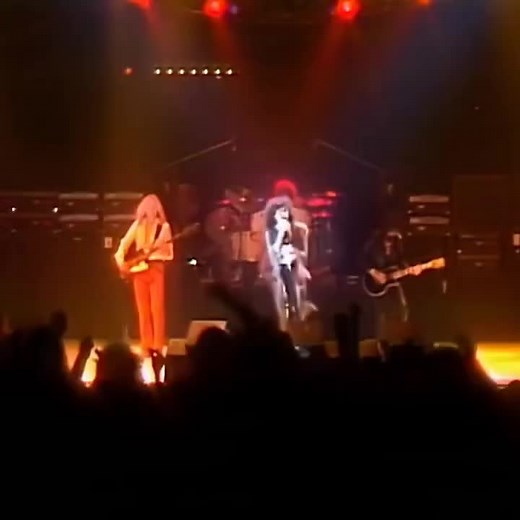 Credit to @thelegendsofmusic Aerosmith performing “Back In The Saddle” Live at the Summit in Houston, Texas on the 25th of June, 1977 May 3rd, 1976 - The day Aerosmith released “Rocks” on Columbia Records “Back in the Saddle” was written about a cowboy going to a bar, picking up a girl and spending the night with her. There is lots of sexual innuendo in the lyrics among the Old West images (“I’m like a loaded gun,” “This snake is gonna rattle). The song was originally recorded and popularized by