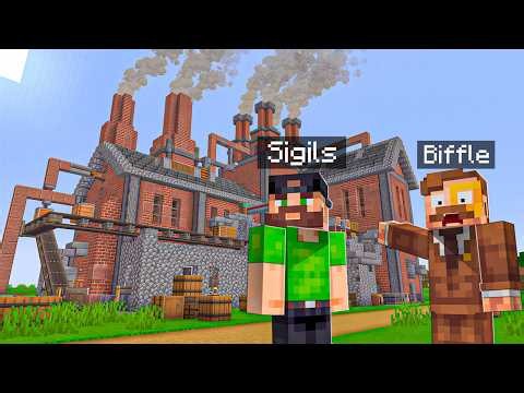 Building My BEST BASE EVER on Camp Minecraft
