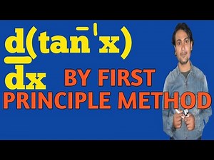 || Differentiation of tan inverse x by first principle method ||