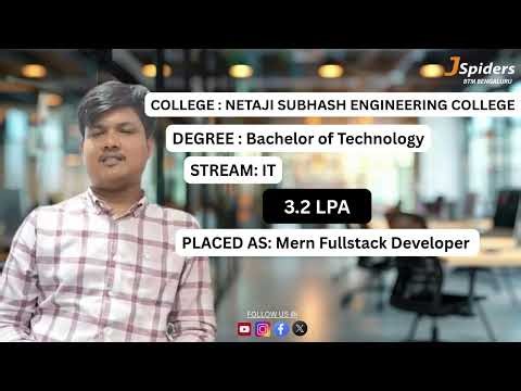 Our Student Placement Journey at Jspiders | BTM
