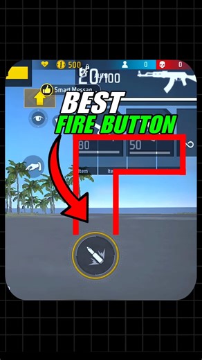 Best Fire Button Setting in Free Fire 😱