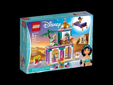 LEGO Disney 41161 Aladdin and Jasmine's Palace Adventures unboxing & speed build