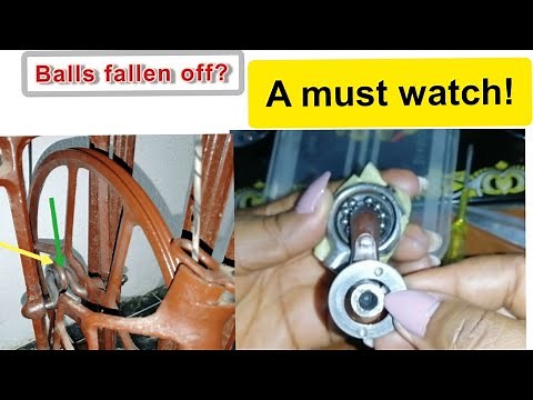 SEWING MACHINE PITMANN BEARING REPAIR #sewingmachinepitmann #bearing #sewingmachinerepair
