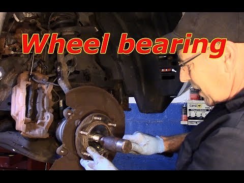 How to replace the wheel bearing on a 2004 Toyota 4 Runner