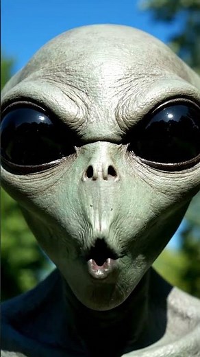 Alien makes silly sounds laughing 😂 #shorts #funny #foryou