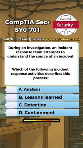 CompTIA Security+ (SY0-701) Exam-Style Practice Question 2026