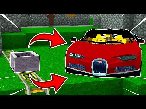 HOW TO MAKE SUPERCARS IN MINECRAFT!?... (*EXTREMELY FAST*)